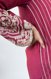 Limelight Pink Embroidered Khaadi Shirt