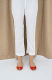 Ego Straight White Trousers
